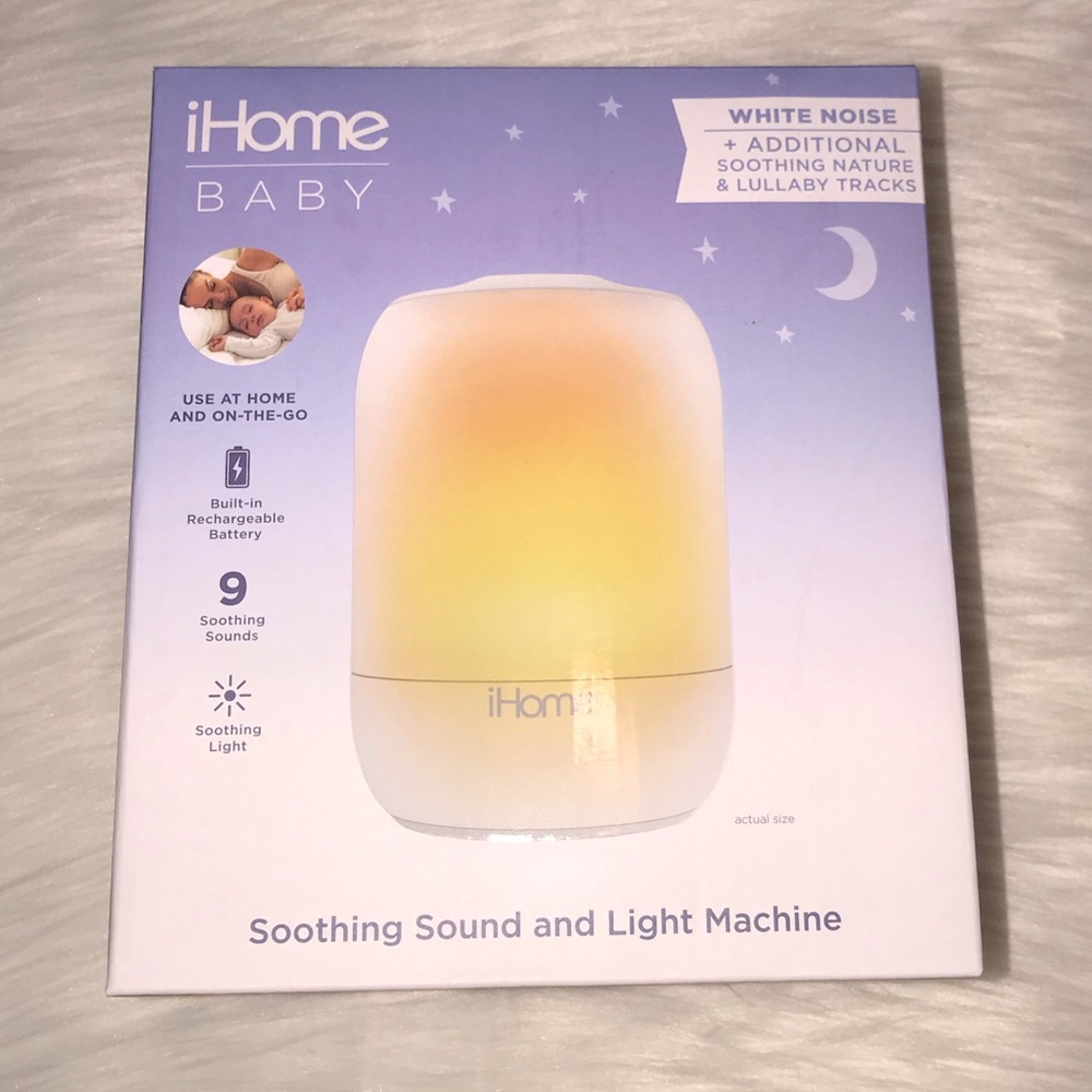 New iHome Baby Soothing Sound and Light Machine